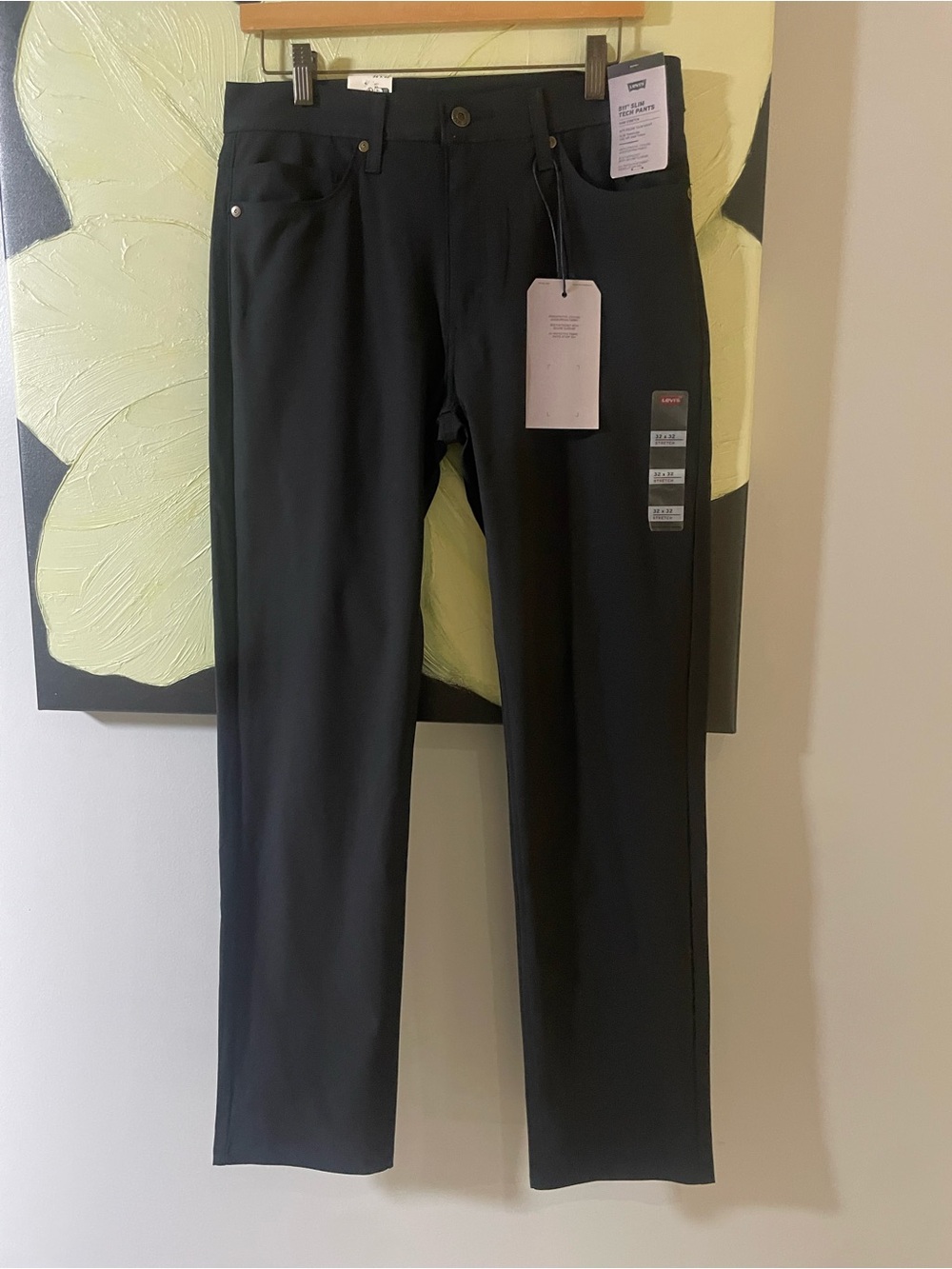 Levi's Black Slim Tech Pants
